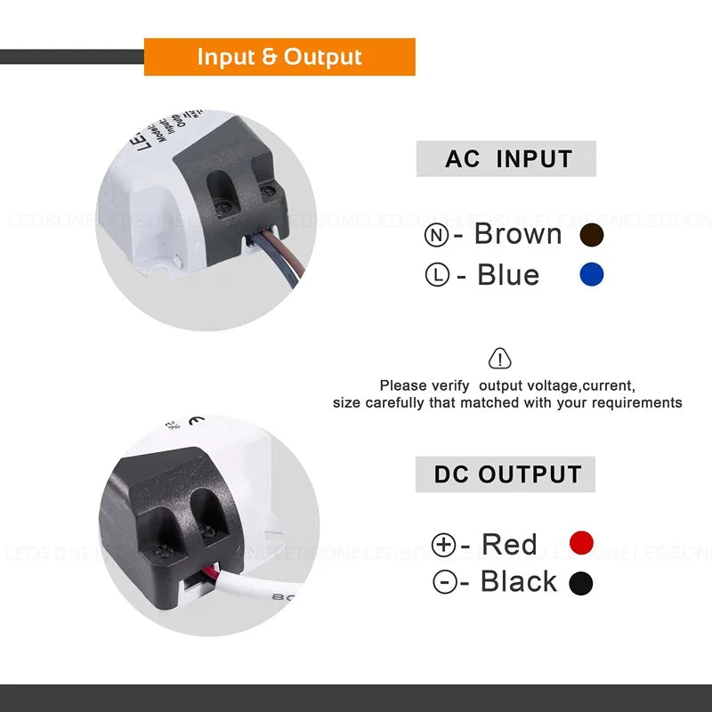  Netzteil 3W LED Treiber Konstantstrom 12V 300mA 