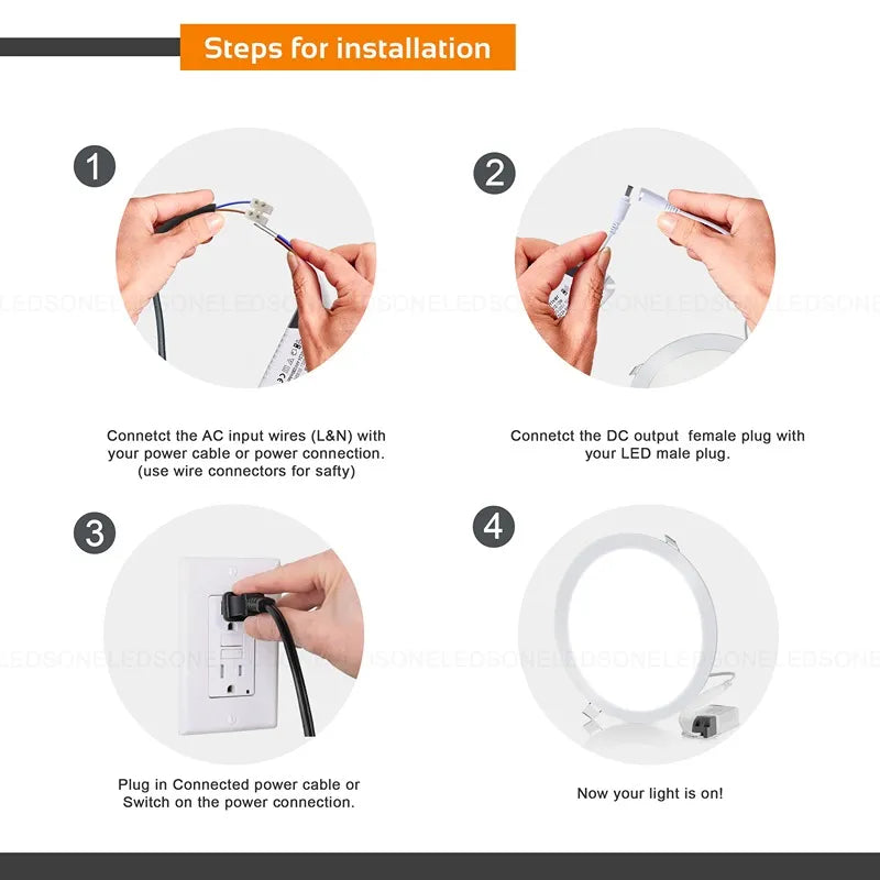 LED-Treiber 8-12W 300mA DC 25-45V LED-Transformatoren 