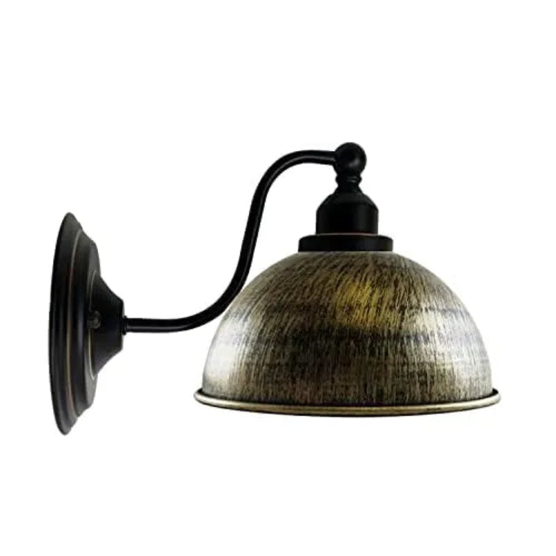 LEDSone Industrielle Wandleuchte Vintage Retro Eisen Lampenschirm E27 Deckenleuchte Wandlampe Innenbeleuchtung für Küche Esszimmer Schlafzimmer Restaurant Ba