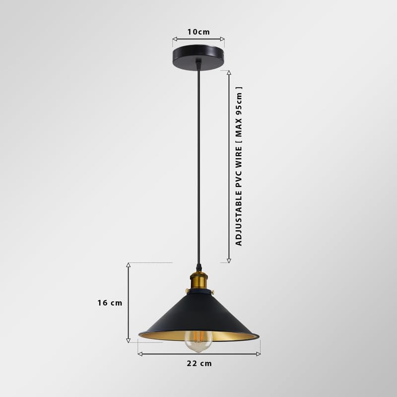 light vintage pendant shade