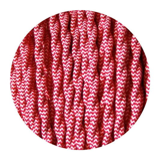 Braided Lampenkabel, 2-adrig