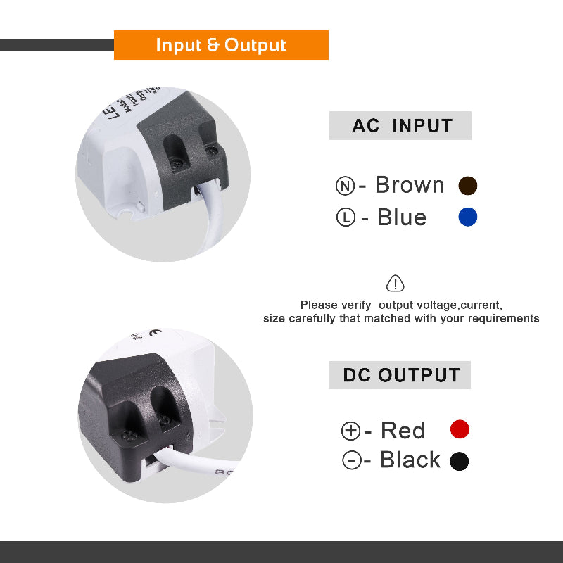 Stromversorgung für Mini-LED-Streifen, 4-7 Watt, 12-25 Volt, Konstantstrom