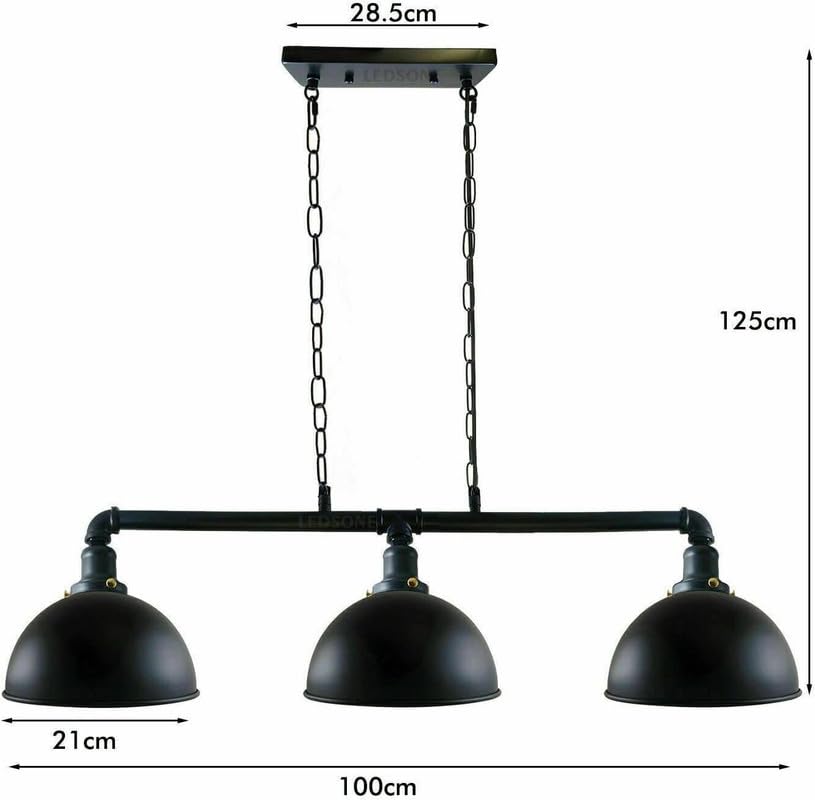3-way lighting fixture pipe