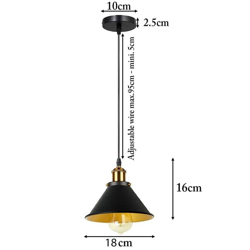 pendant shade light metal