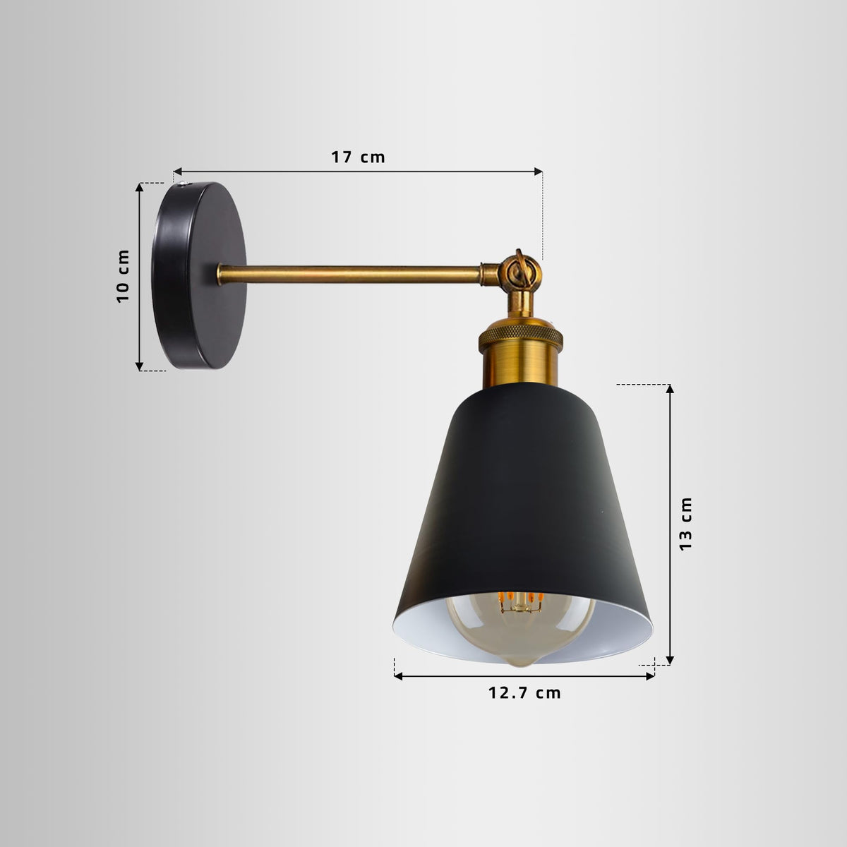e27 light style shade retro