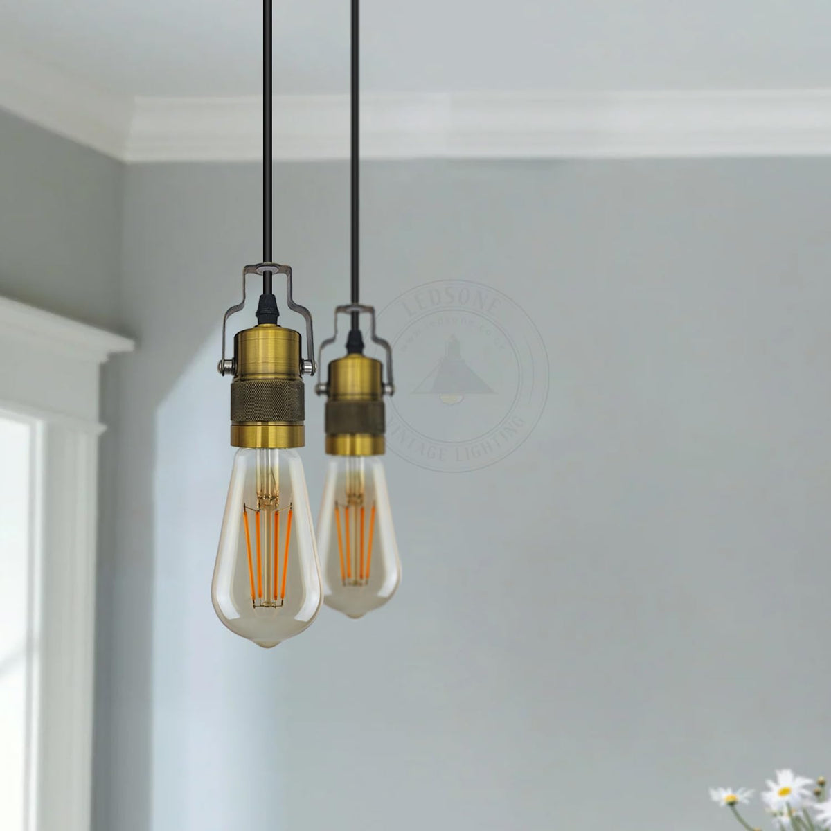 style light led ceiling vintag
