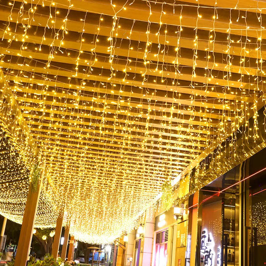 Kerst LED Gordijn String Light Decorazioni per thuis~2804