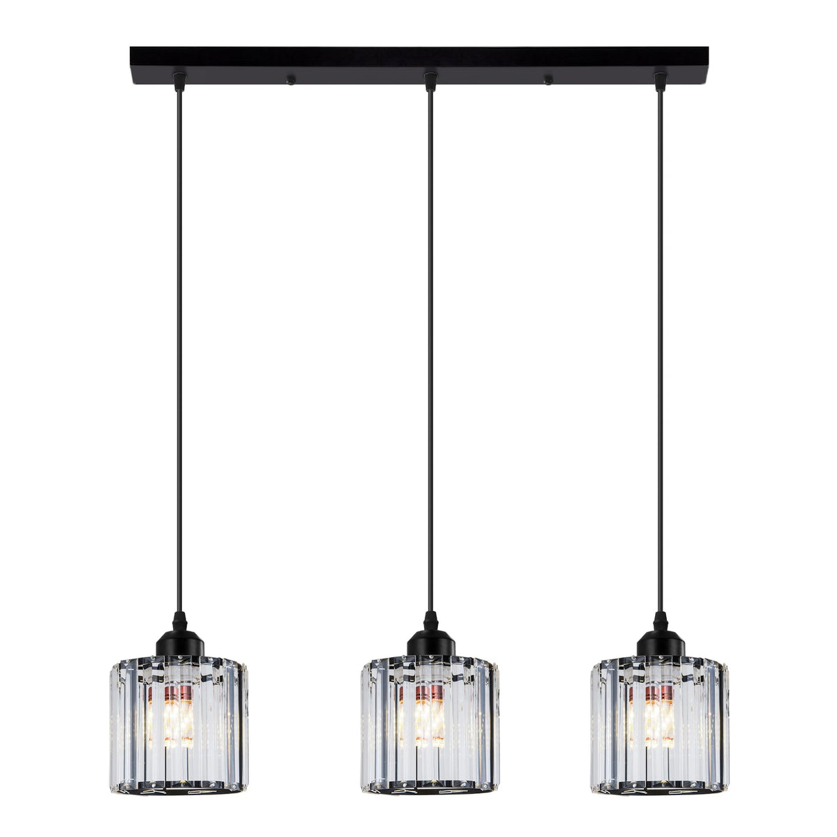 modern crystal led pendant