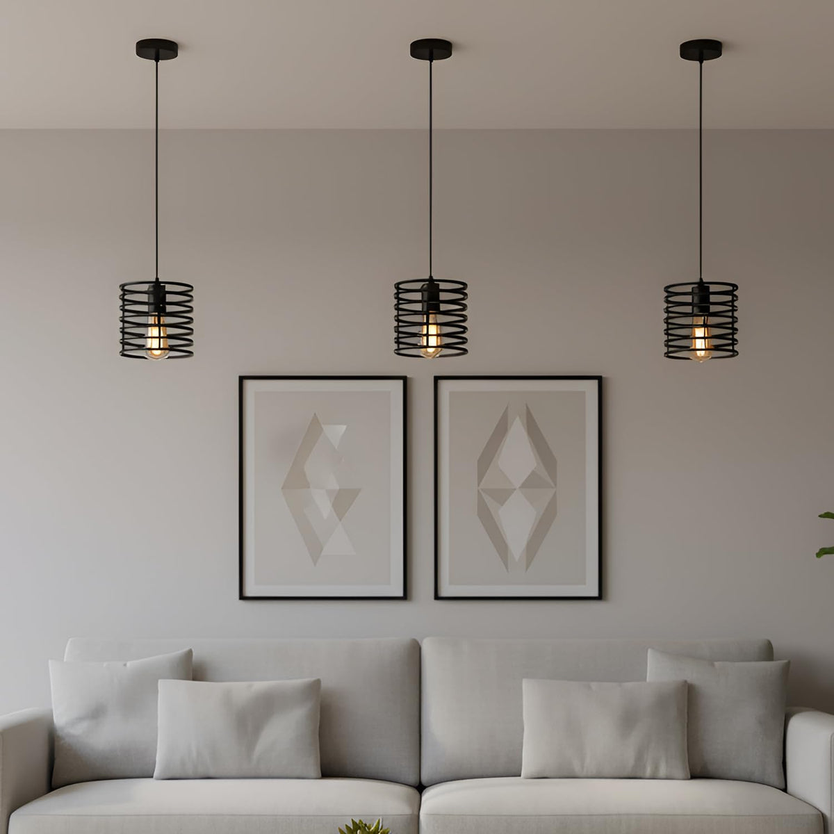 led light ceiling with modern