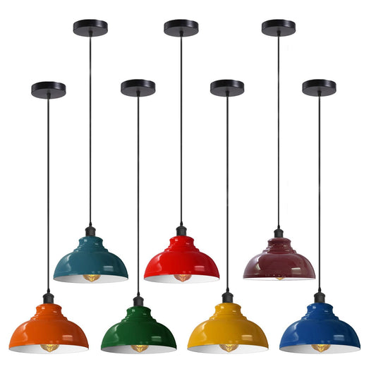 Lampada a sospensione a gradini – Lampada a sospensione stile vintage industriale per cucina | Ø29cm | E27 ~ 3358