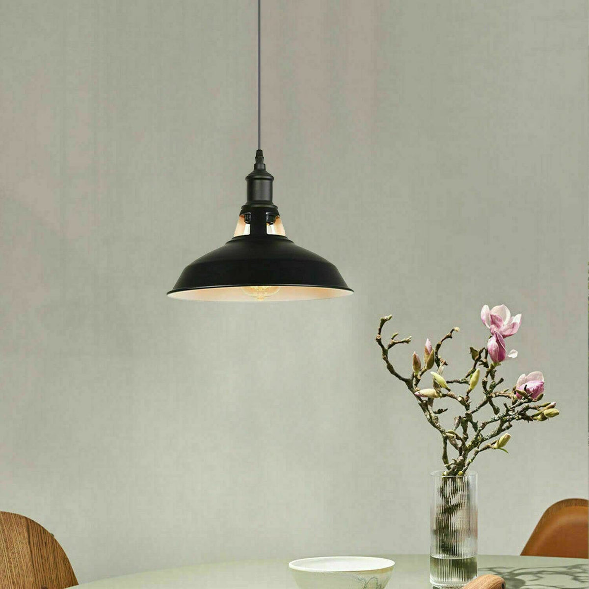 industrielle mit vintage-decke