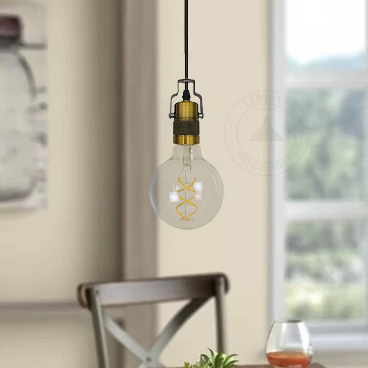 style light led ceiling vintag