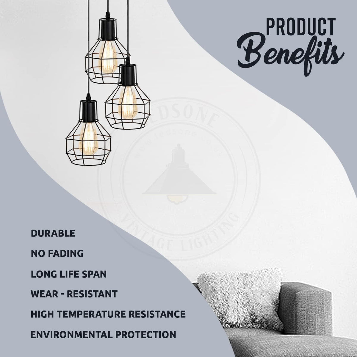 vintage with adjustable light