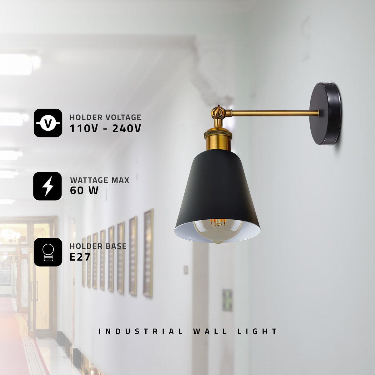 style metal retro shade indoor