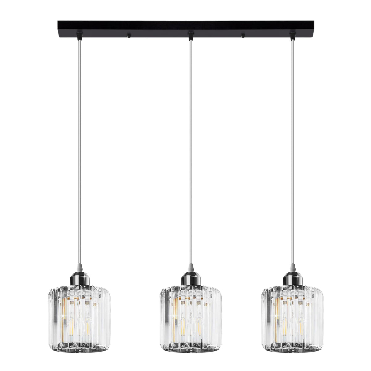 crystal modern led pendant