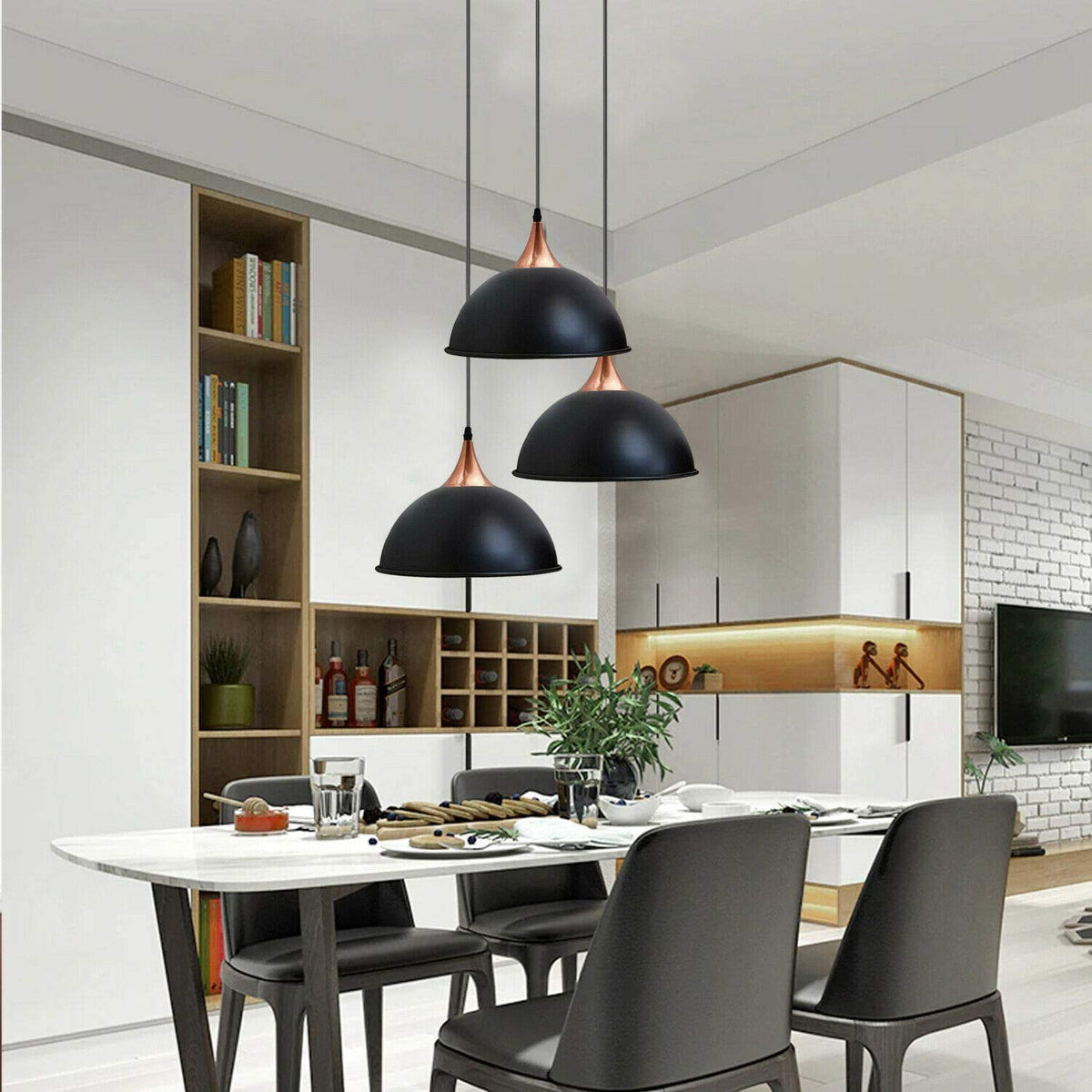 retro industrial light pendant