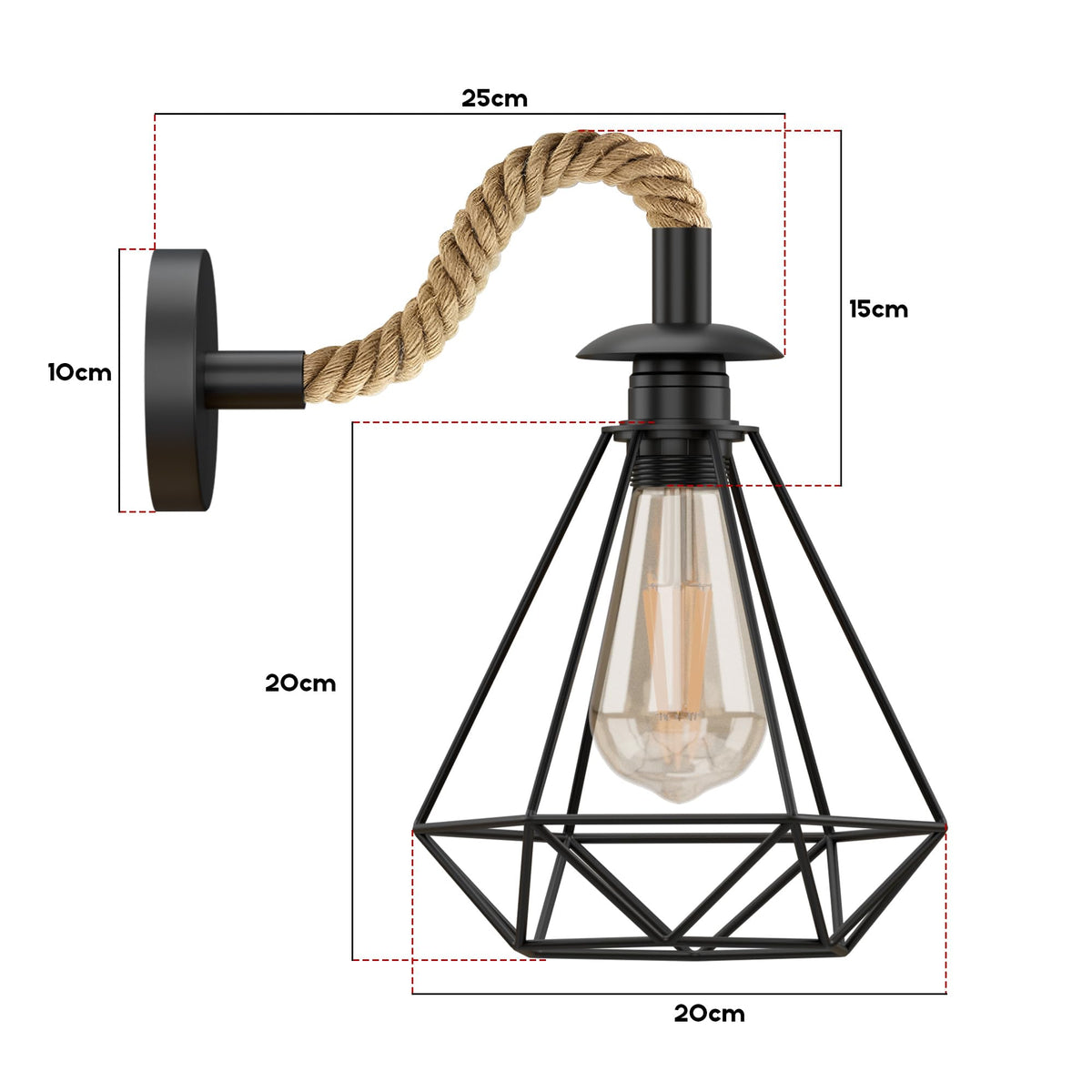 industrial lamp led wall