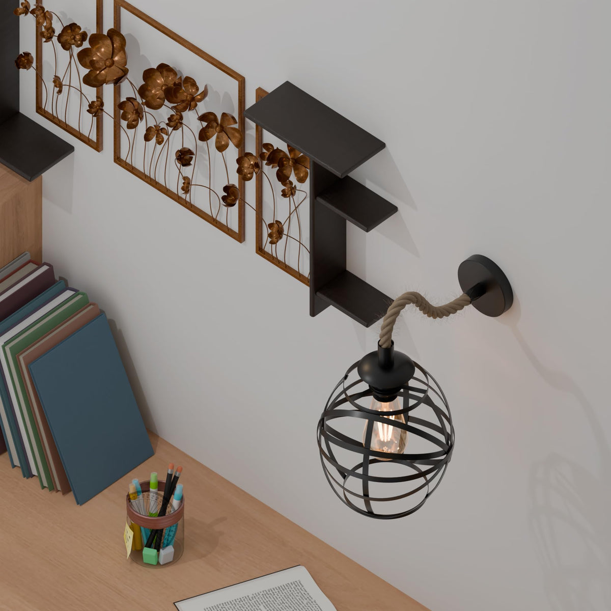 led wall industrial lamp