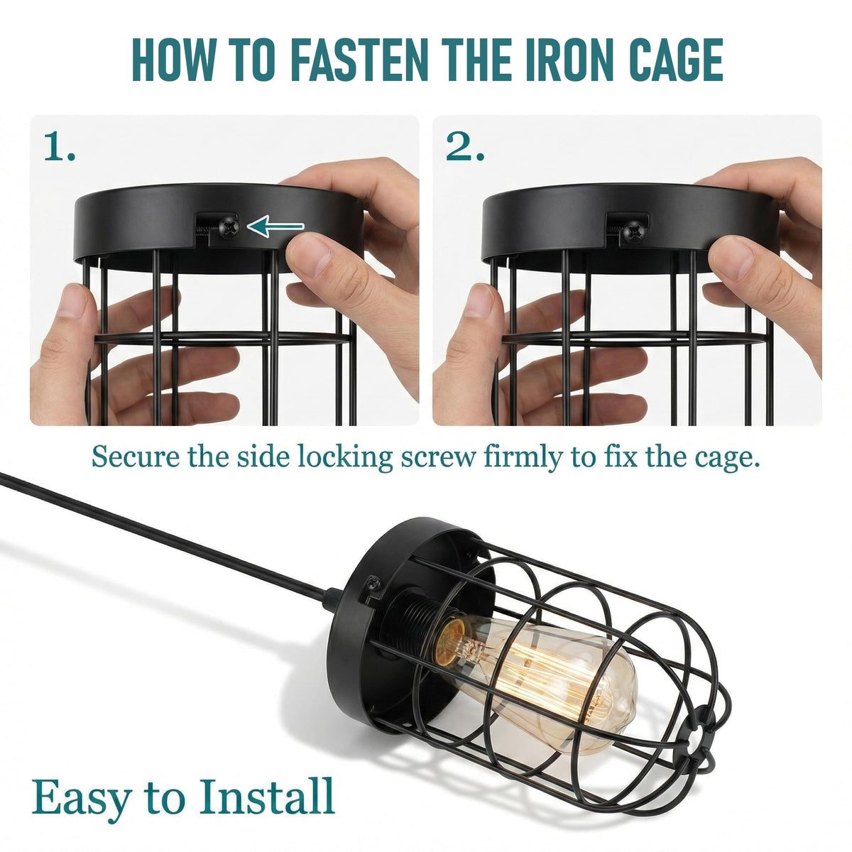 metal ceiling light led shade
