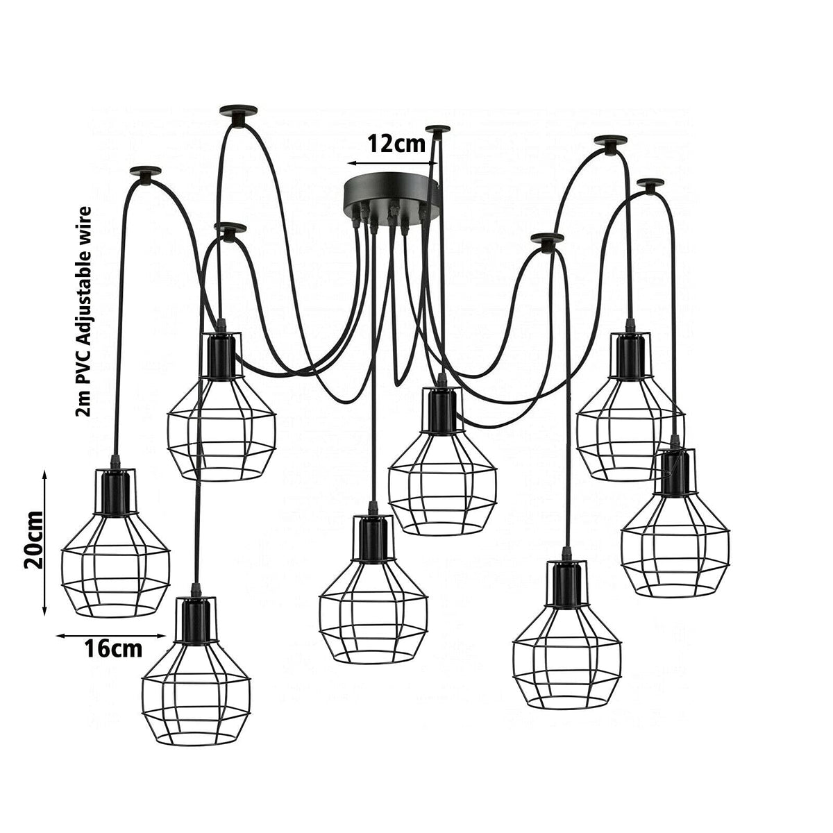 led light ceiling with industr
