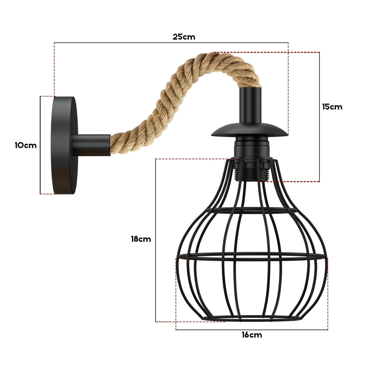 led wall industrial lamp