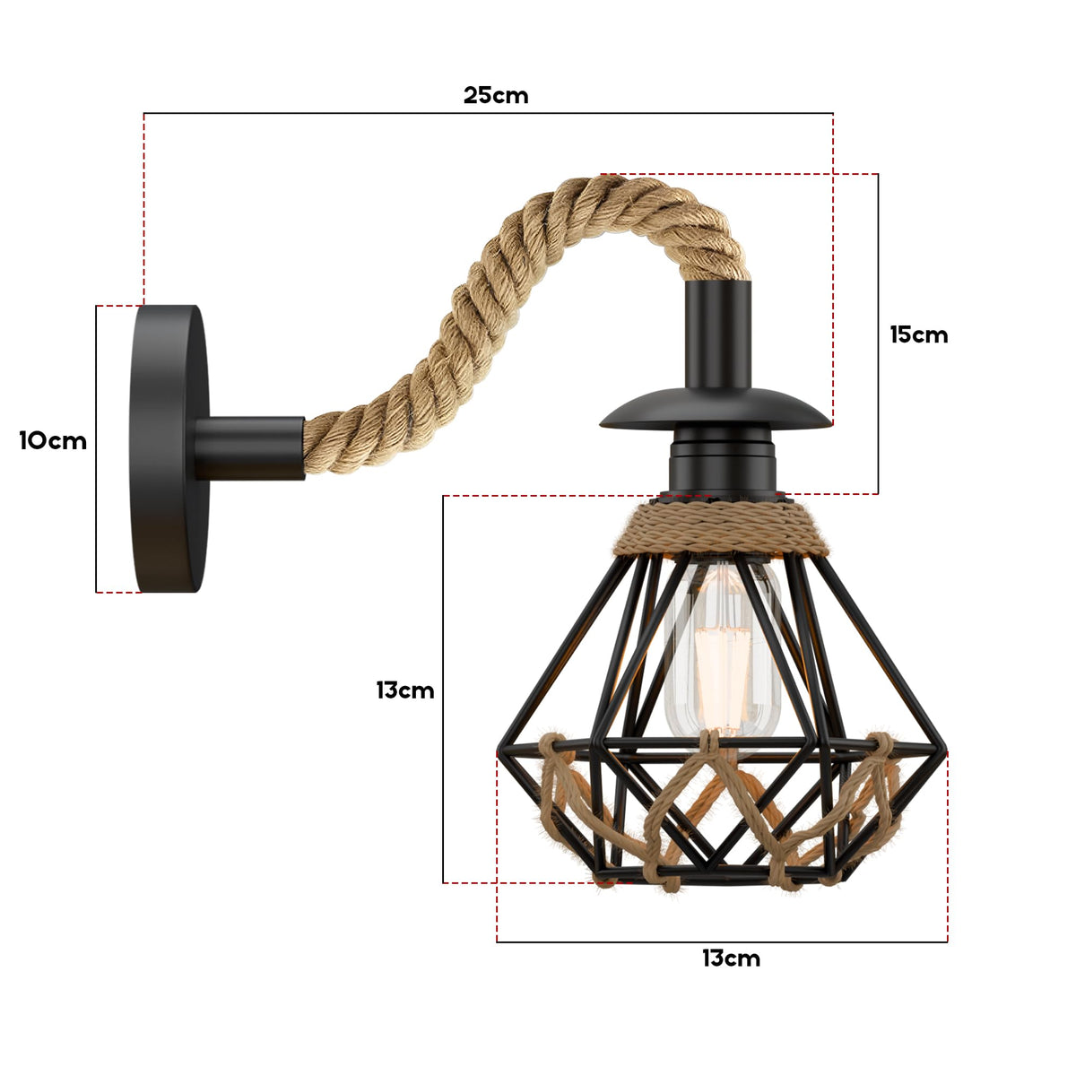 led wall industrial lamp