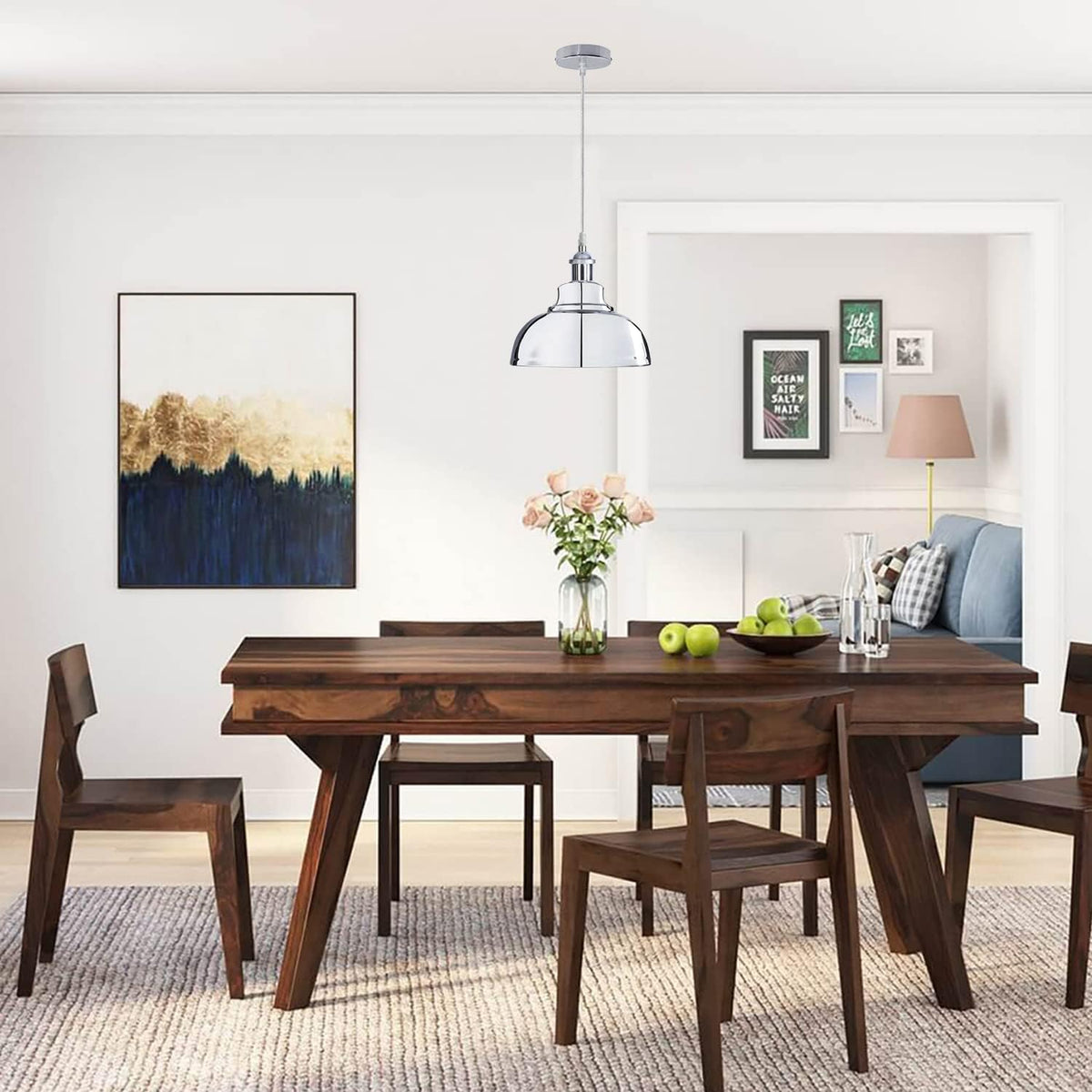 metal fixture pendant light