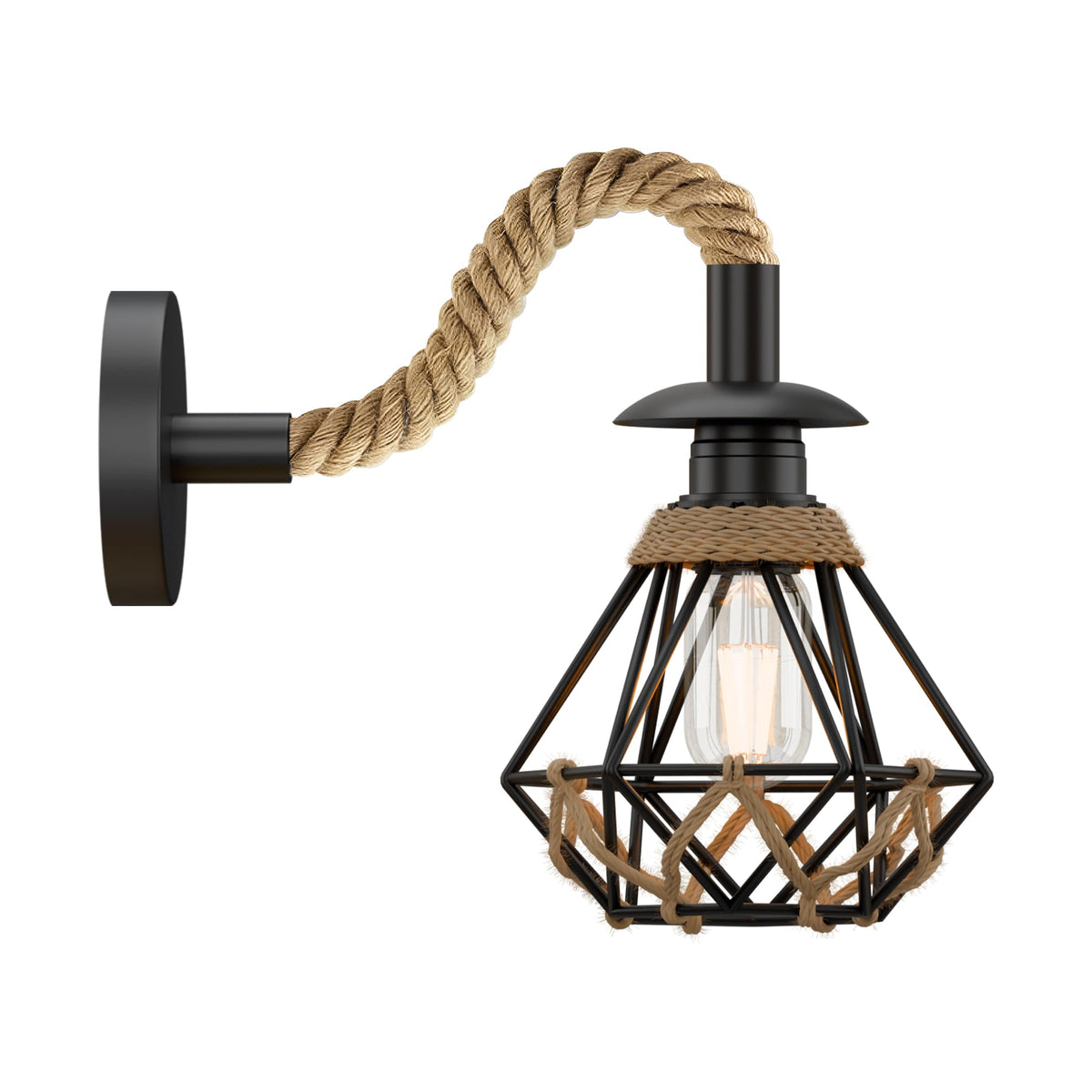 table industrial lamp shade