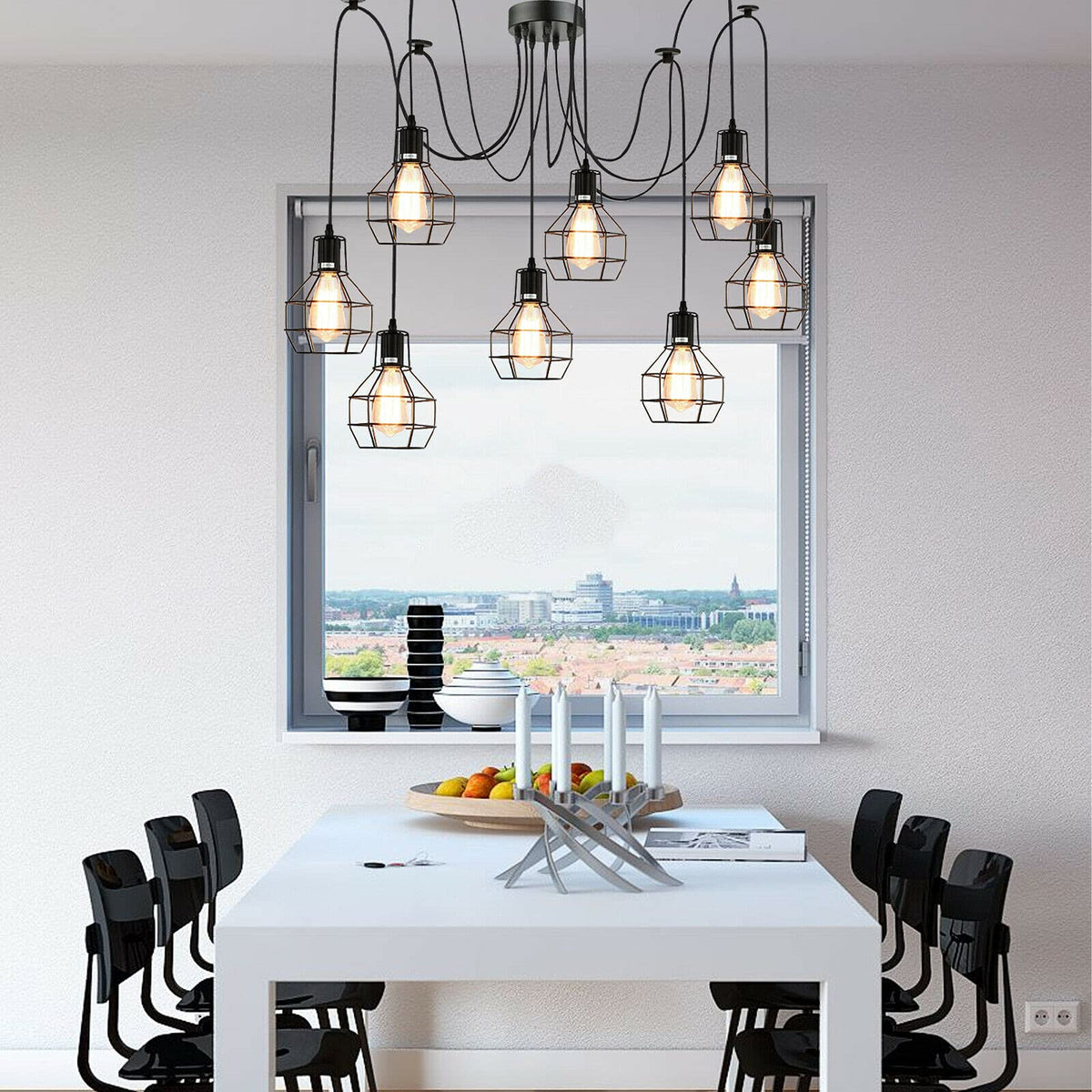 led light ceiling with industr