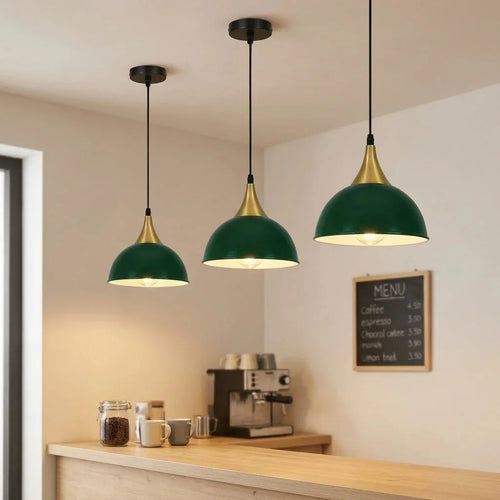 Lampada a sospensione moderna stile rustico, paralume rustico Ø21cm ~3397