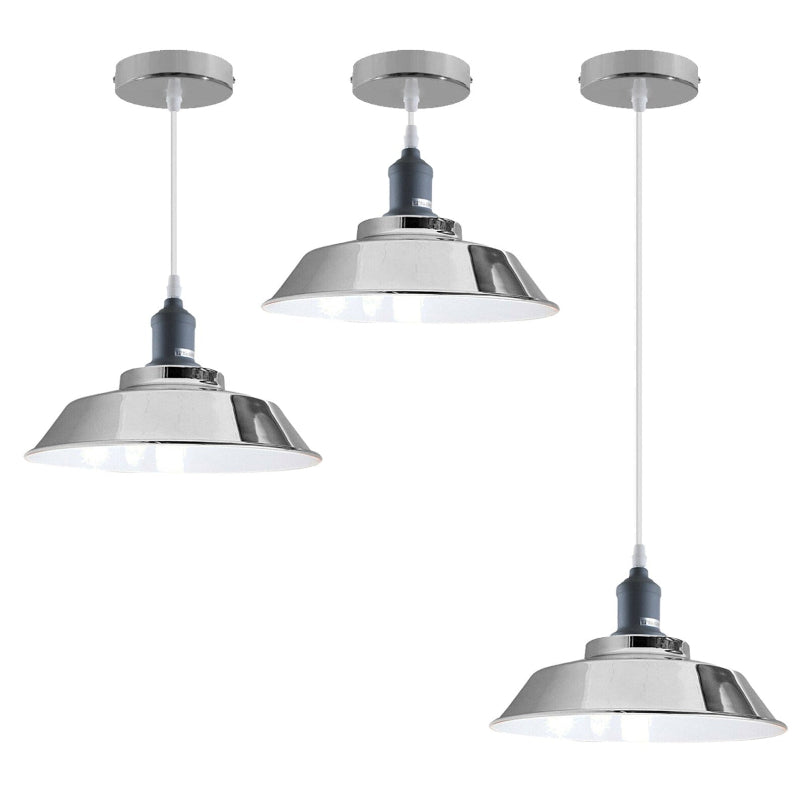 Deckenplatte Lichthalter & Retro Pendelleuchte Lampenschirm