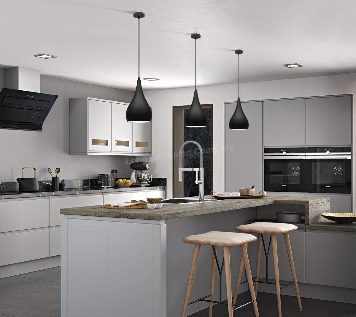 Design Pendelleuchte, Metall,