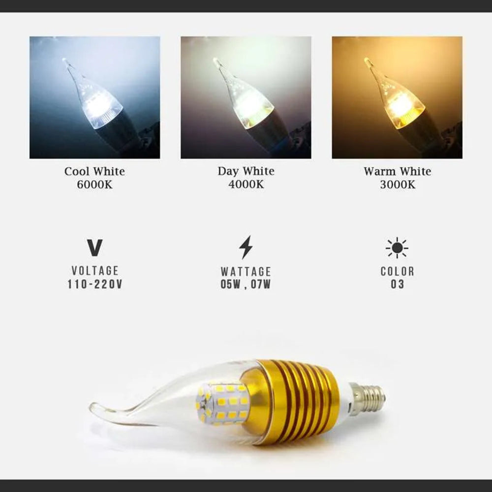 E14 LED chandelier