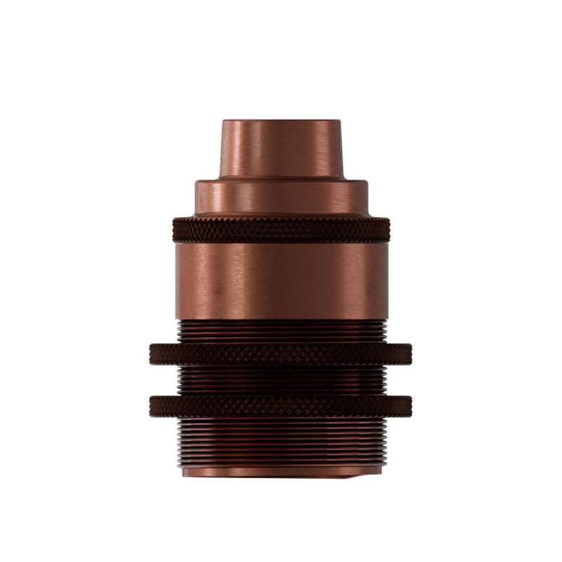 Industrial Lampenfassung Schwarz Gold Kupfer