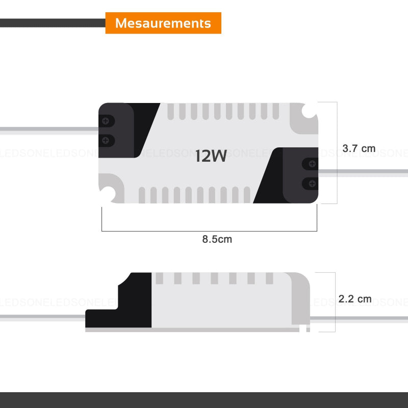 Konstantstromnetzteil für 8-12W LED Beleuchtung