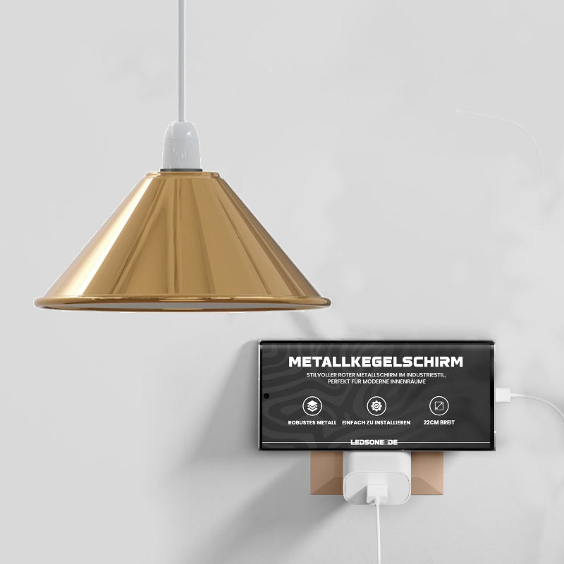 Lampenschirm Tellerform