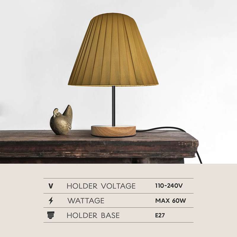 Lampenschirm Tischlampen​ Modern LED Tischlampe