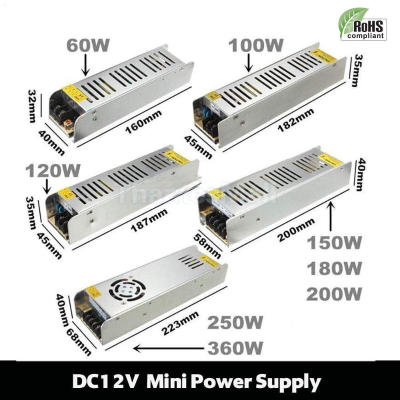 Mini-LED-Transformator size