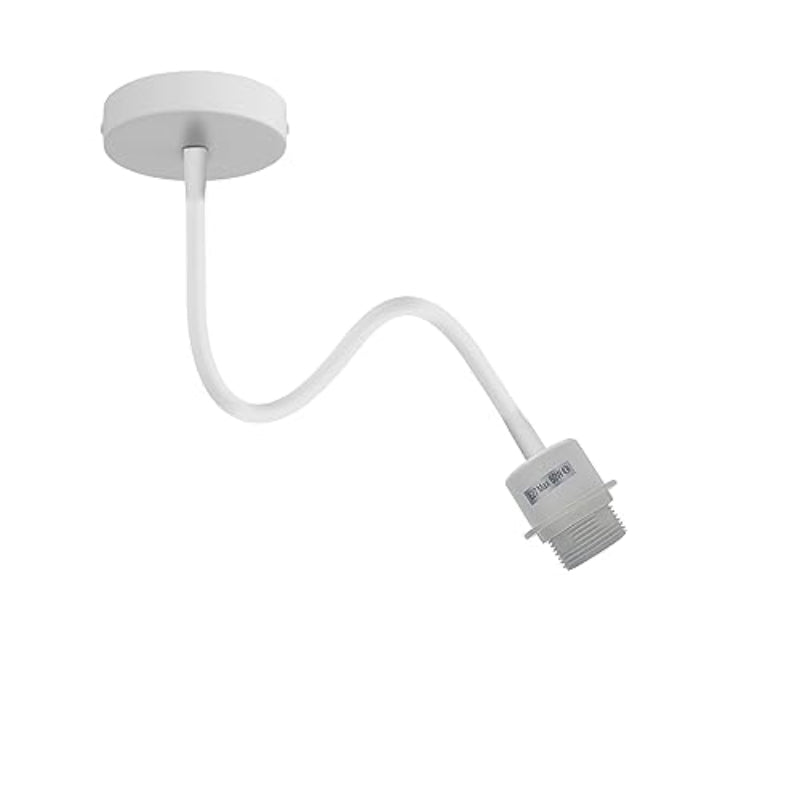Moderne Deckenleuchte mit flexiblem Arm und E27 Fassung.
