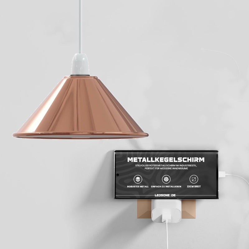 Pendelleuchten Schirm E27