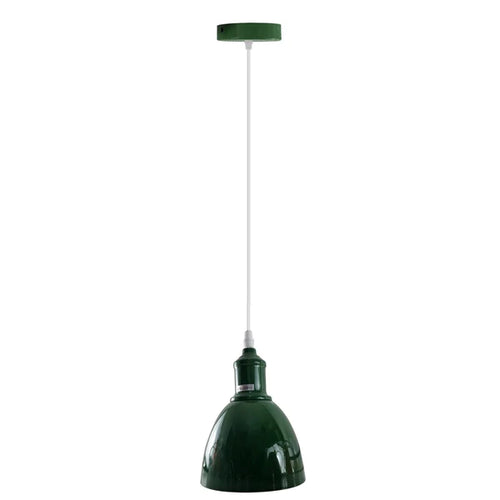 Lampada da stazione industriale Ø 15 cm, lampada a sospensione vintage da fabbrica ~2810