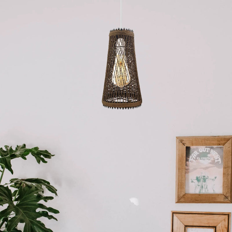  Rattan Lampenschirm