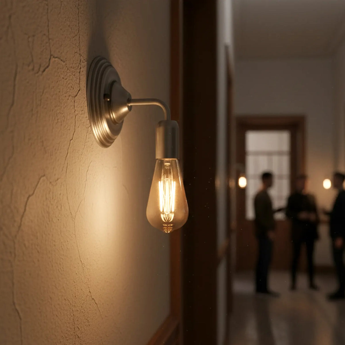 industrielle wandlampe e27