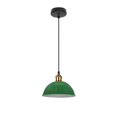 Lampada a sospensione vintage colorata stile industriale ~3990