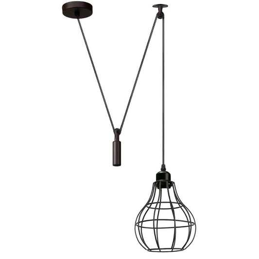 Retro pendellampe med E27-fatning og 2 m ledning ~3360