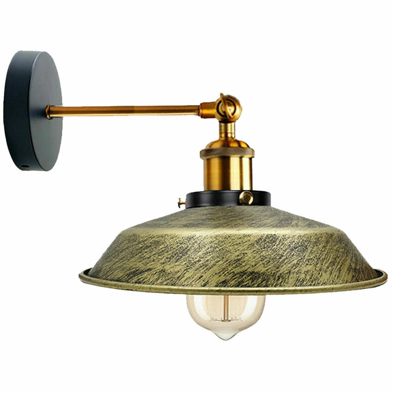 Wandleuchte Industrial mit schwenkbarem Gelenk