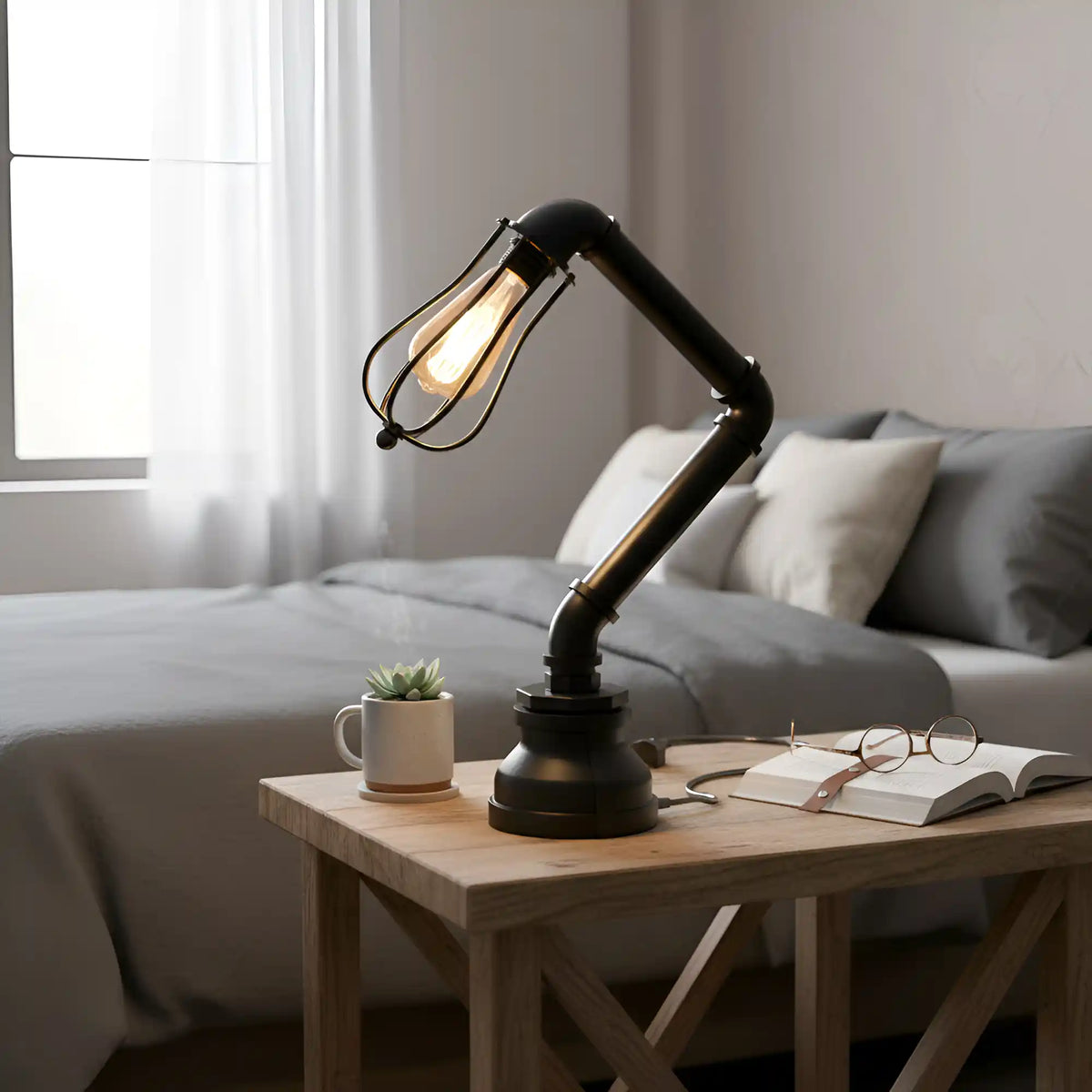 Wasserleitung schlafzimmer tischlampe​