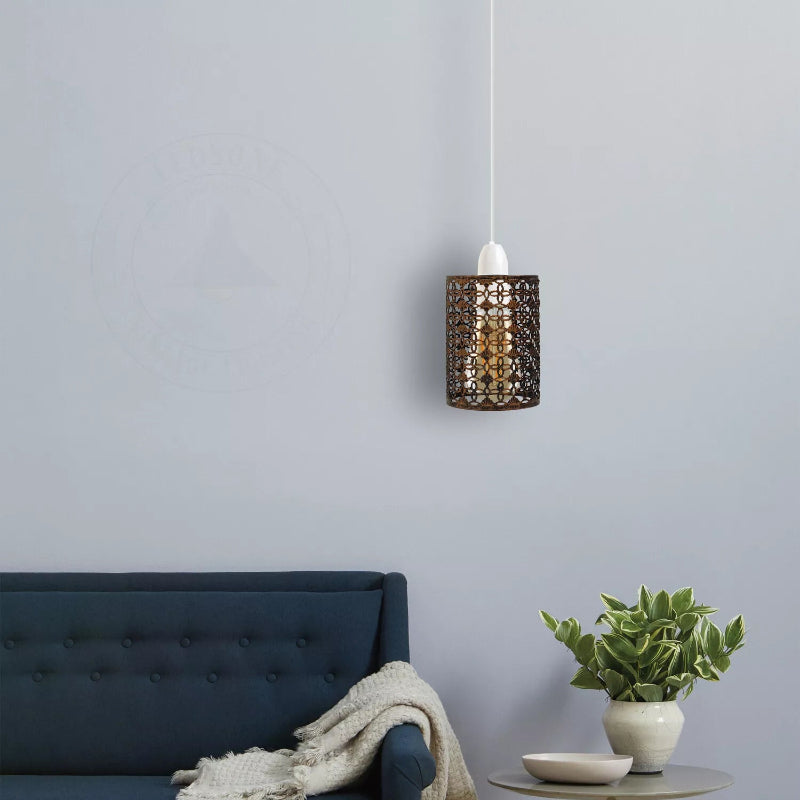 Industrial Kronleuchter im Drahtkäfig Design