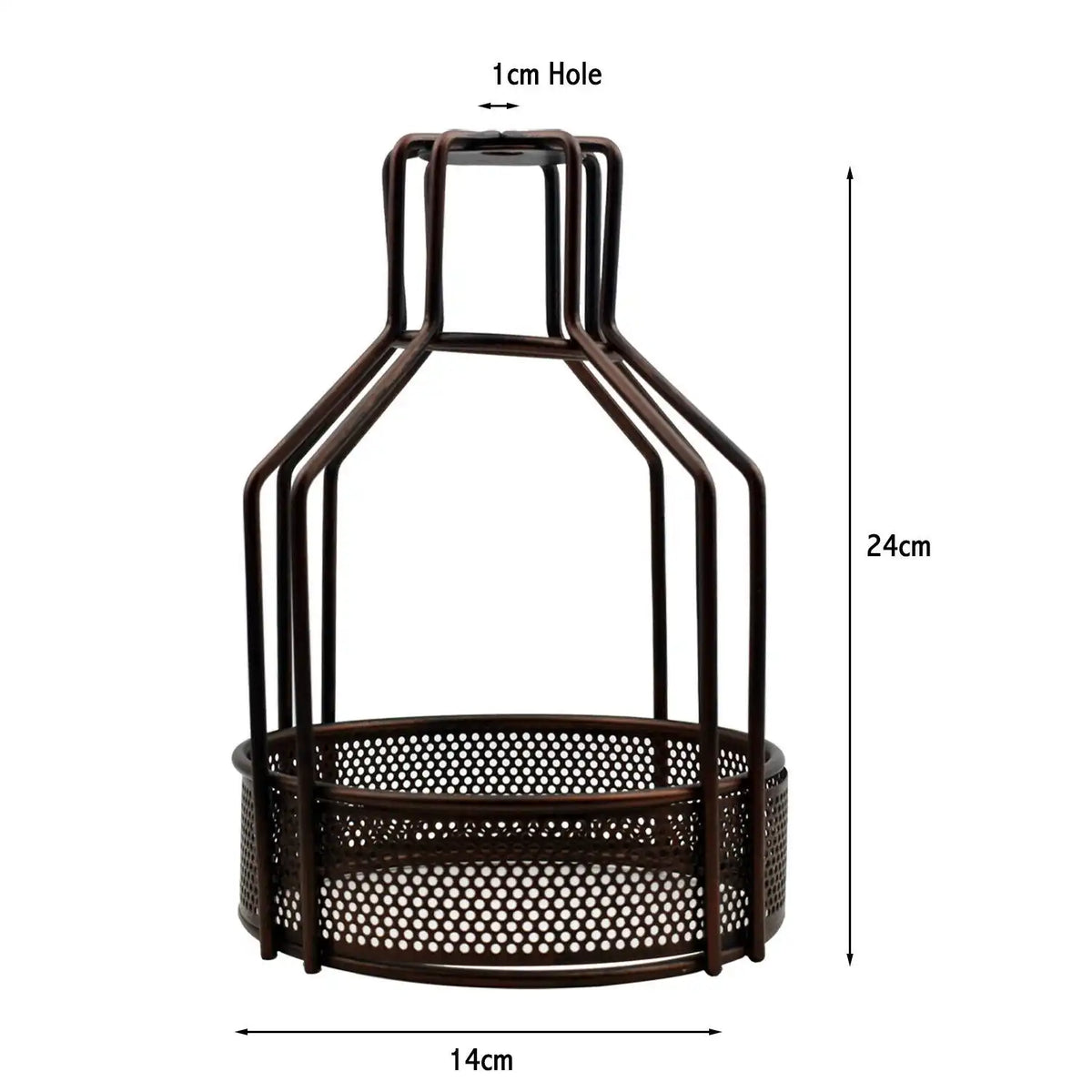 Vintage Käfig Draht Lampenschirm Retro Industrielle Metall DIY Pendelleuchte