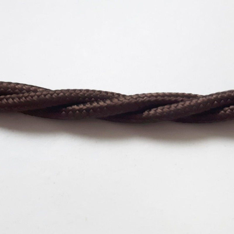 gedrehtes kabel dunkelbraun